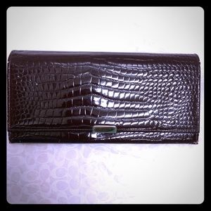 Koret Alligator Embossed Brown Wallet